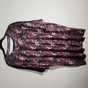 AB3 Shirt Mens Athletic Size XXL Maroon Black